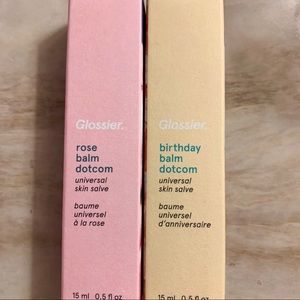 Glossier Birthday & Rose Balm Dot Com